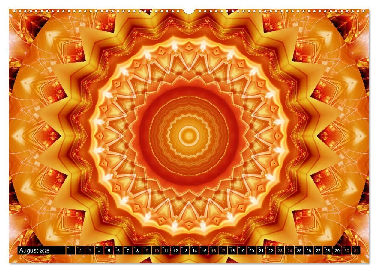 Bild: 9783435410743 | Energie - Mandalas in orange (hochwertiger Premium Wandkalender...