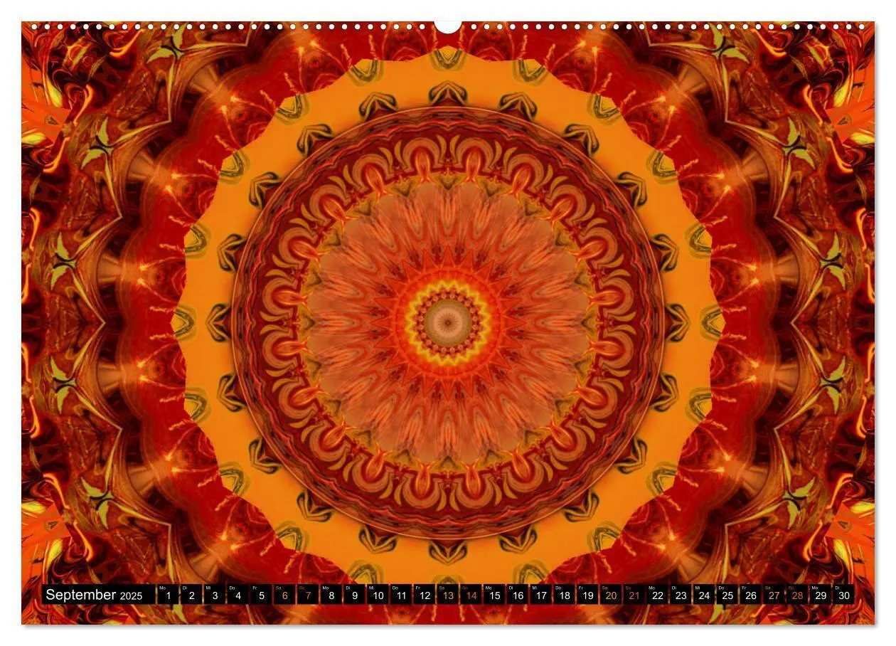 Bild: 9783435410743 | Energie - Mandalas in orange (hochwertiger Premium Wandkalender...