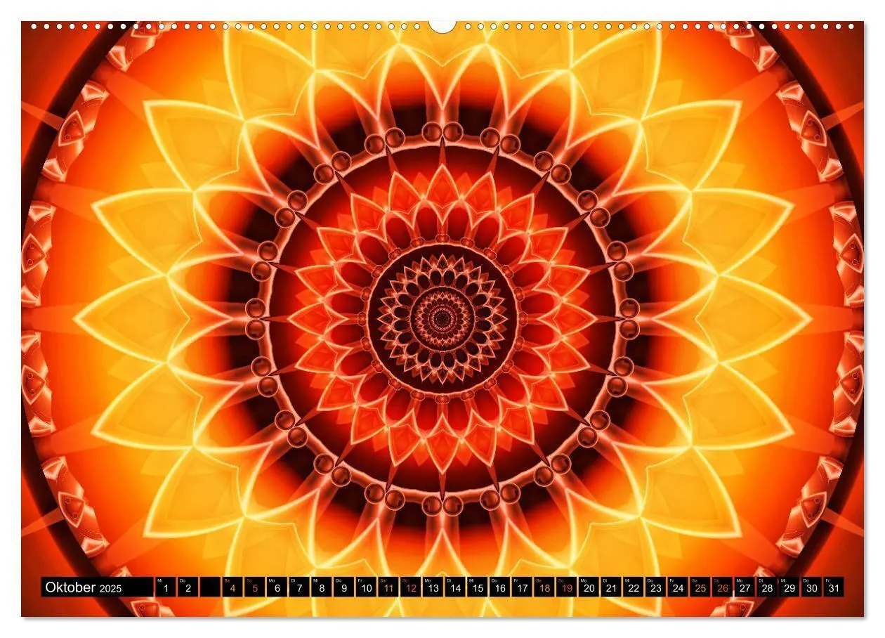 Bild: 9783435410743 | Energie - Mandalas in orange (hochwertiger Premium Wandkalender...