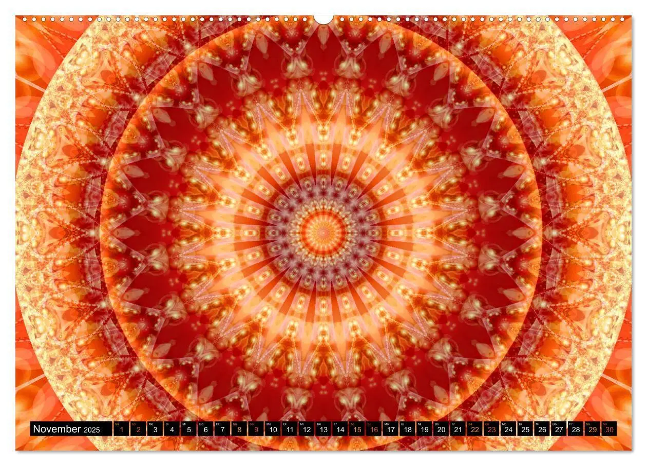 Bild: 9783435410743 | Energie - Mandalas in orange (hochwertiger Premium Wandkalender...