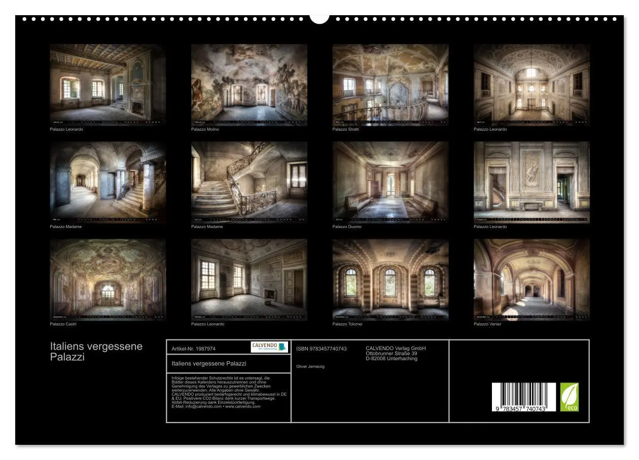 Bild: 9783457740743 | Italiens vergessene Palazzi (hochwertiger Premium Wandkalender 2026...
