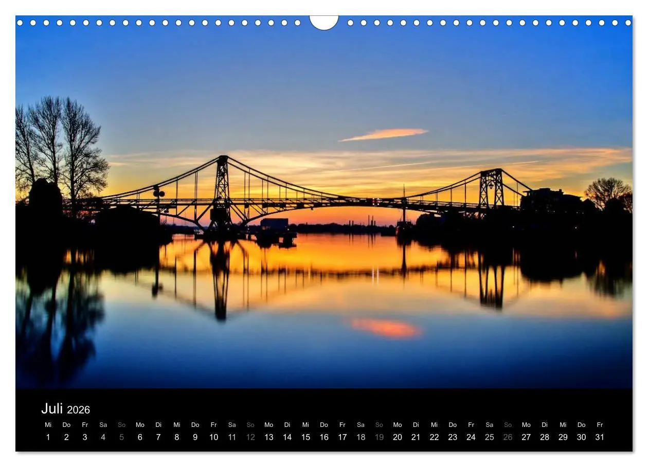 Bild: 9783516070743 | Kaiser-Wilhelm-Brücke Wilhelmshaven (Wandkalender 2026 DIN A3...