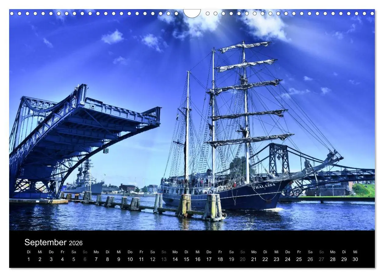 Bild: 9783516070743 | Kaiser-Wilhelm-Brücke Wilhelmshaven (Wandkalender 2026 DIN A3...