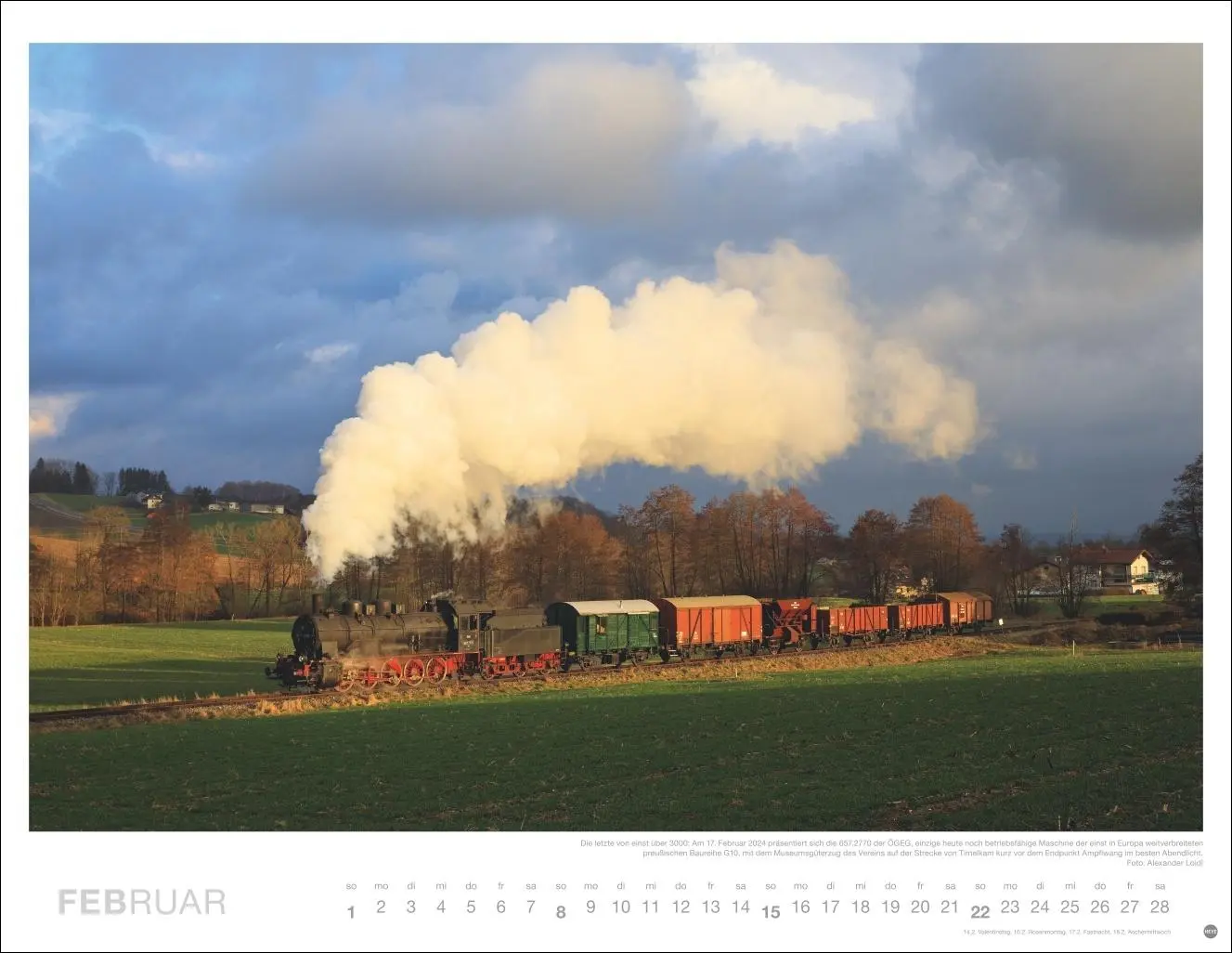 Bild: 9783756410743 | Eisenbahn-Romantik Posterkalender 2026 | Georg Wagner | Kalender