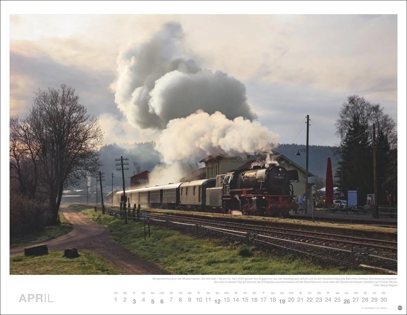Bild: 9783756410743 | Eisenbahn-Romantik Posterkalender 2026 | Georg Wagner | Kalender