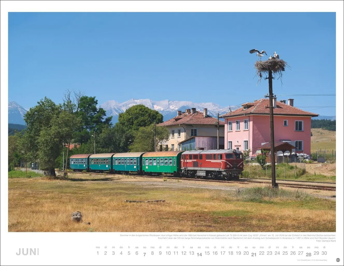 Bild: 9783756410743 | Eisenbahn-Romantik Posterkalender 2026 | Georg Wagner | Kalender