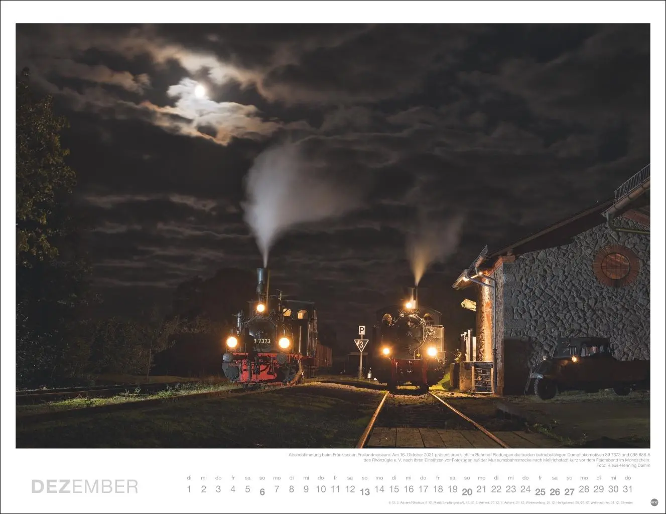 Bild: 9783756410743 | Eisenbahn-Romantik Posterkalender 2026 | Georg Wagner | Kalender
