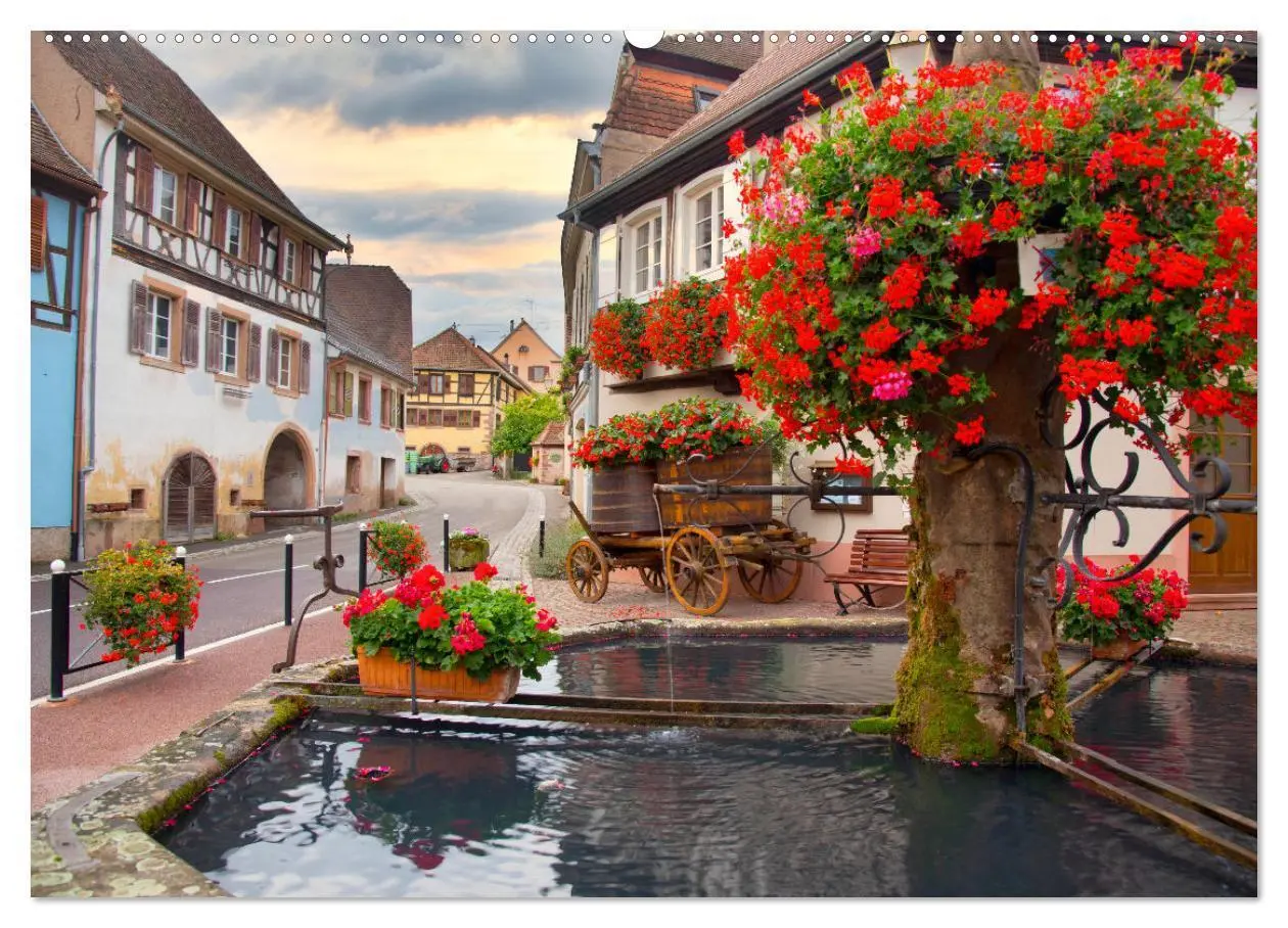 Bild: 9783383790843 | Dorfidyllen in Frankreich (Wandkalender 2025 DIN A2 quer), CALVENDO...