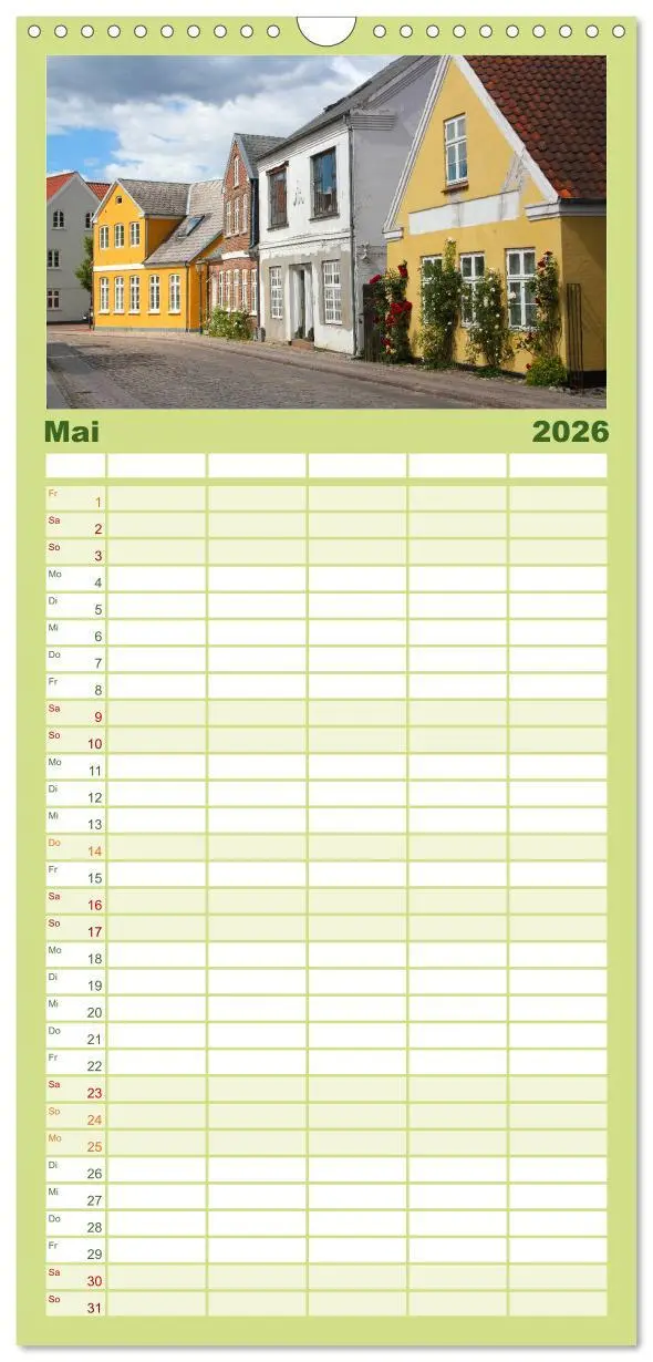 Bild: 9783516510843 | Familienplaner 2026 - Ribe, Dänemarks alte Stadt mit...