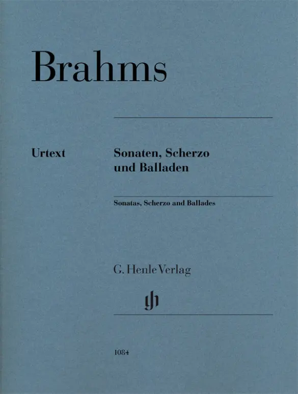 Cover: 9790201810843 | Sonatas, Scherzo and Ballads pb | Instrumentation: Piano solo | Brahms