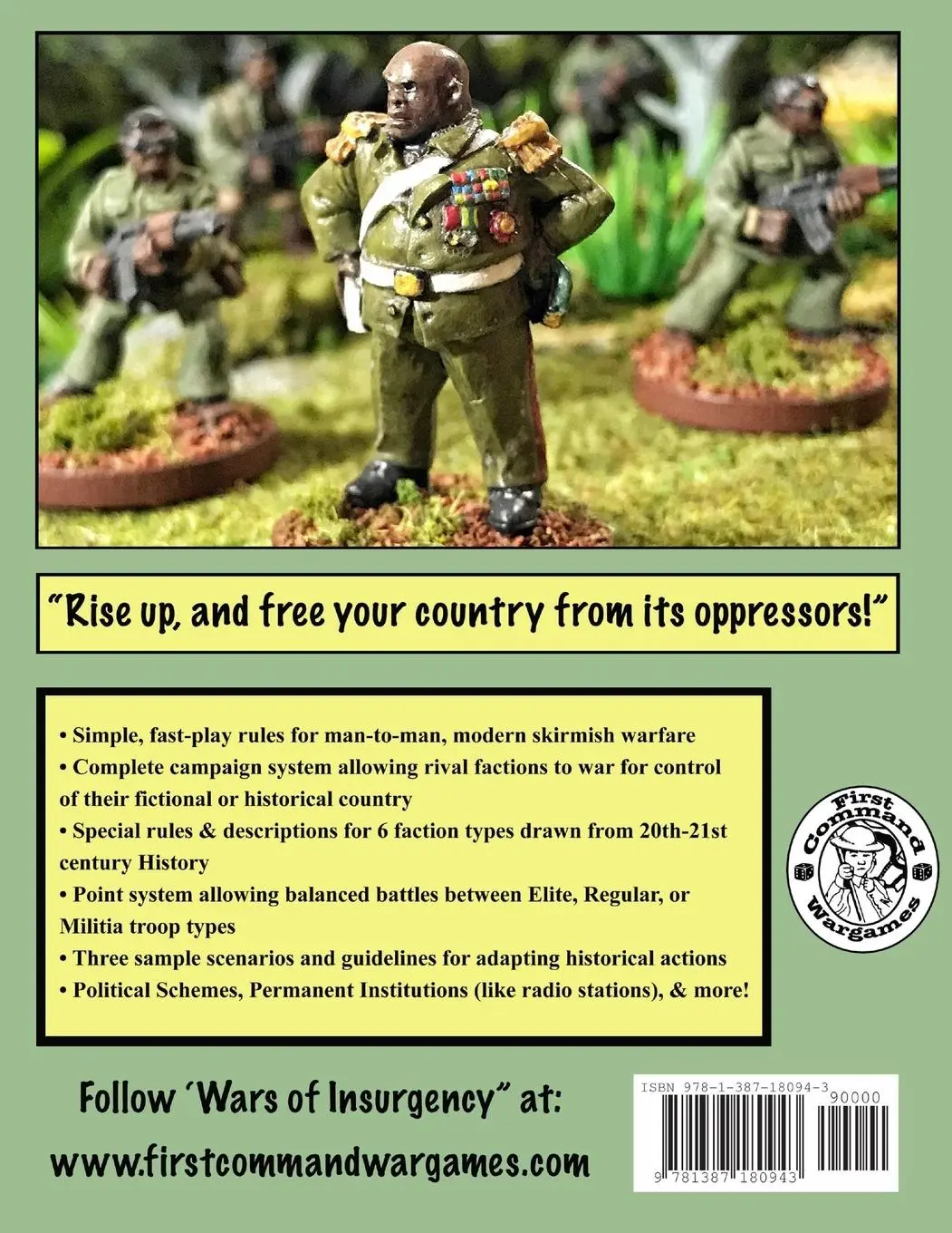 Rückseite: 9781387180943 | Wars of Insurgency | Skirmish Warfare in the Modern World | Demana