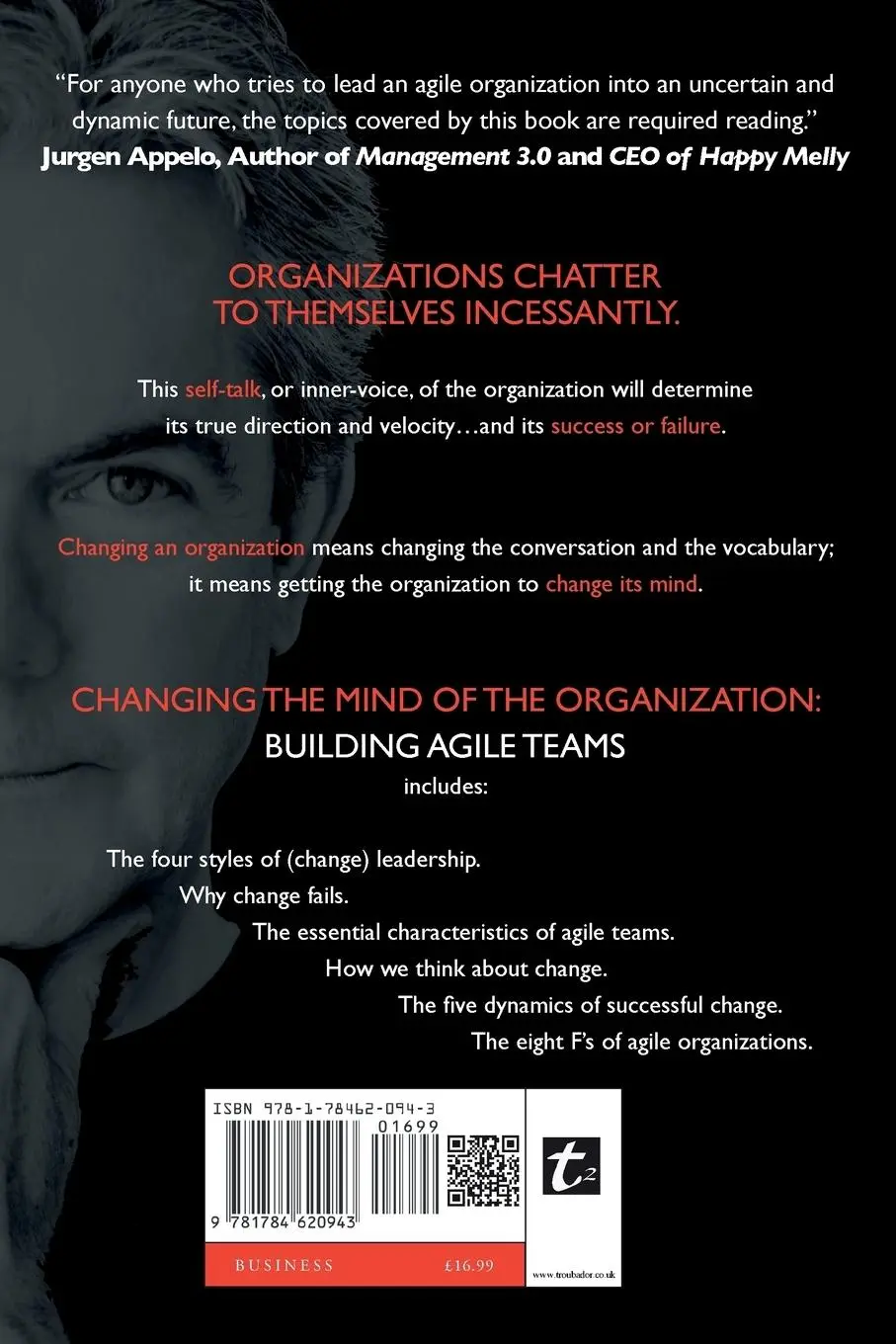 Rückseite: 9781784620943 | Changing the Mind of the Organization | Building Agile Teams | Martlew