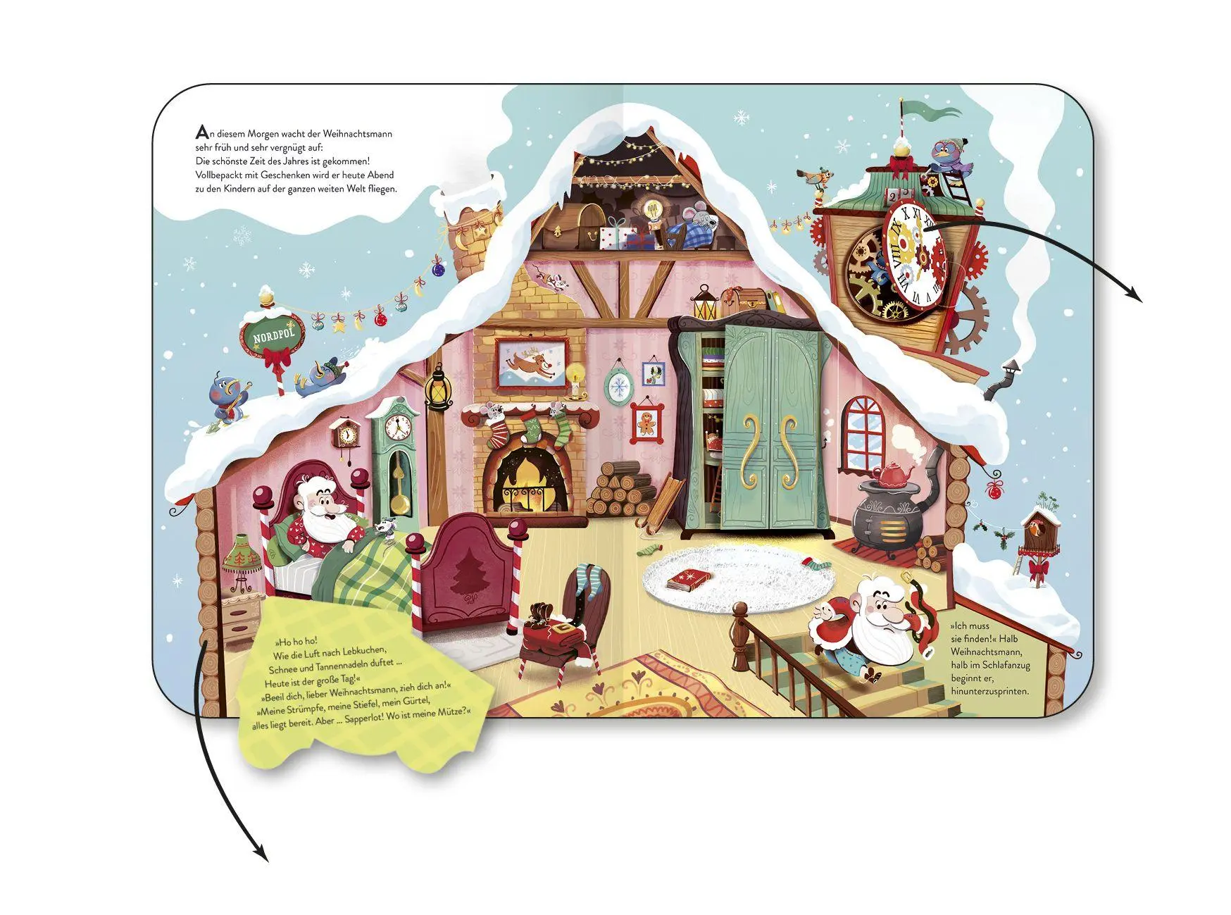Bild: 9783219120943 | Wo ist die Mütze vom Weihnachtsmann? - Pappbilderbuch mit Klappen...