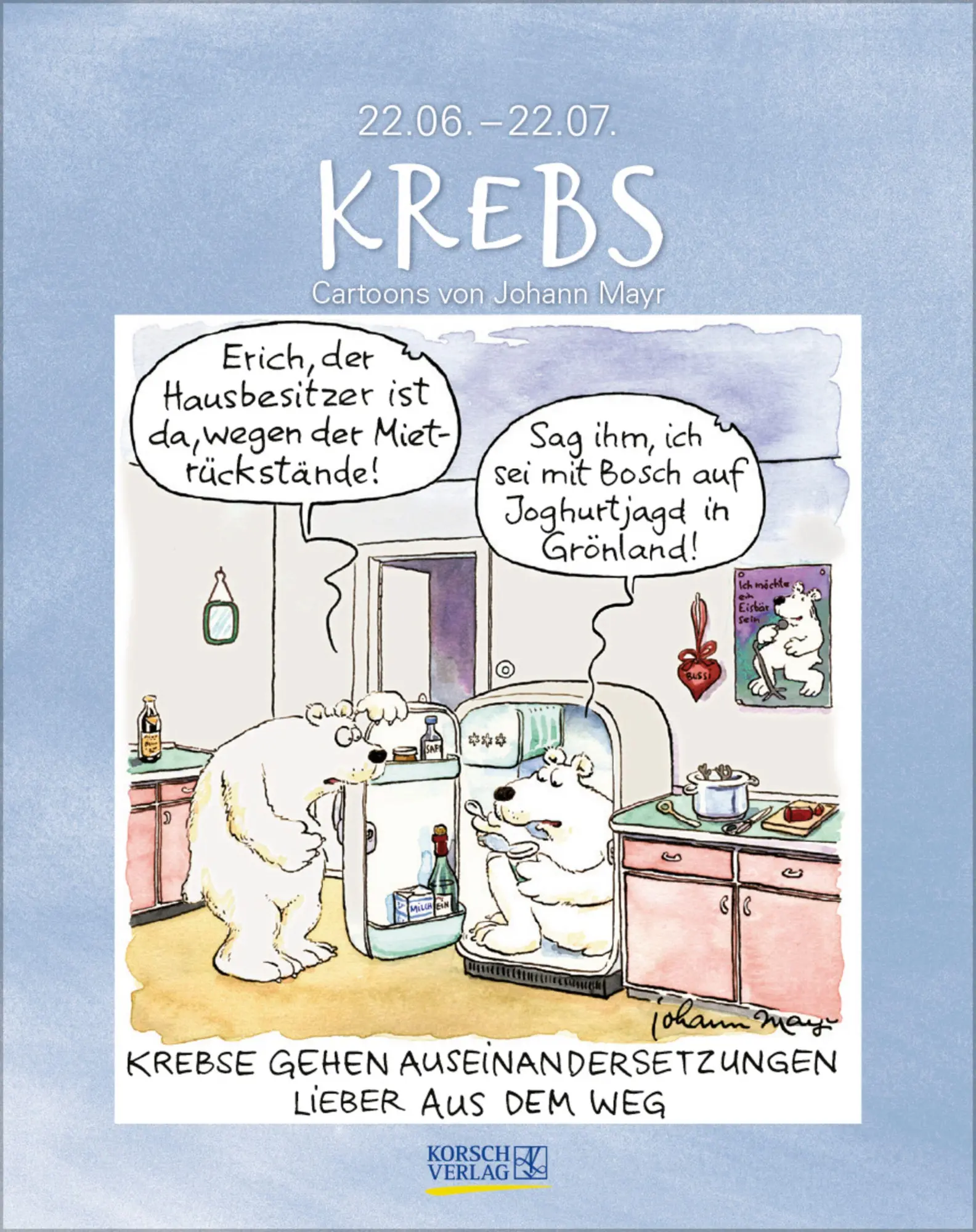 Cover: 9783819300943 | Krebs 2027 | Verlag Korsch | Kalender | Spiralbindung | 13 S. | 2027