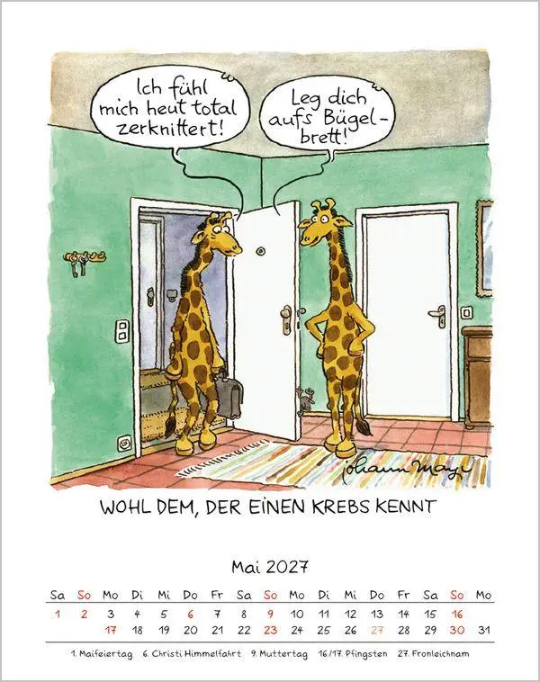 Bild: 9783819300943 | Krebs 2027 | Verlag Korsch | Kalender | Spiralbindung | 13 S. | 2027