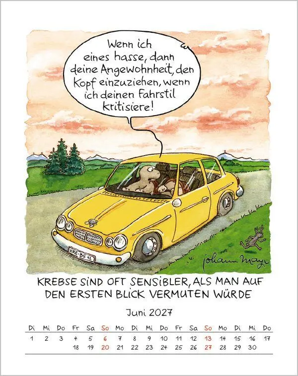 Bild: 9783819300943 | Krebs 2027 | Verlag Korsch | Kalender | Spiralbindung | 13 S. | 2027