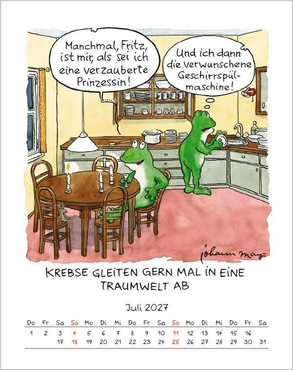 Bild: 9783819300943 | Krebs 2027 | Verlag Korsch | Kalender | Spiralbindung | 13 S. | 2027