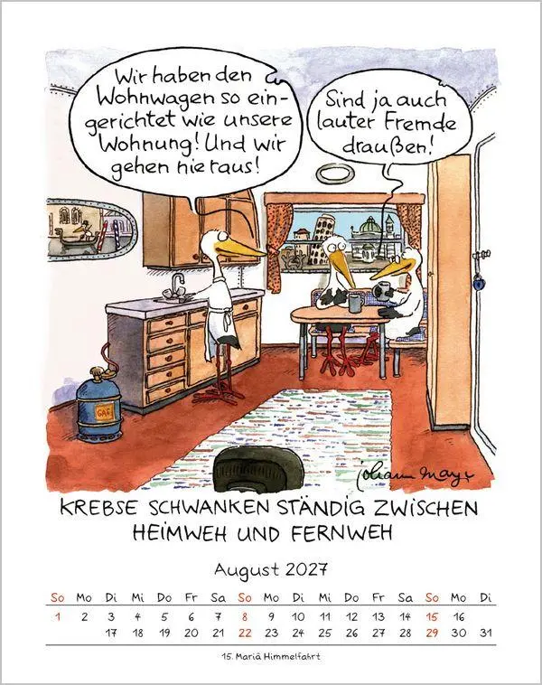 Bild: 9783819300943 | Krebs 2027 | Verlag Korsch | Kalender | Spiralbindung | 13 S. | 2027