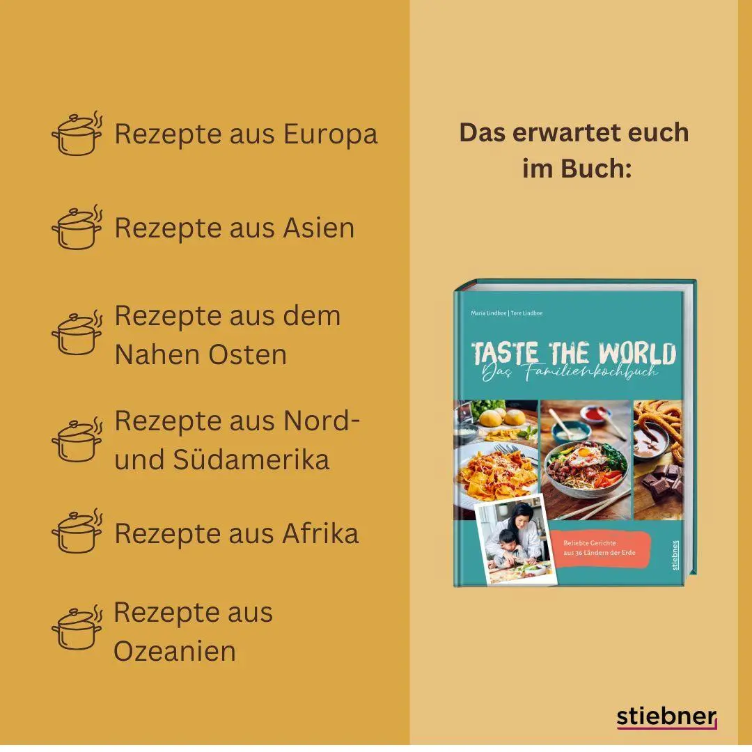 Bild: 9783830710943 | Taste the World Das Familienkochbuch | Maria Lindboe (u. a.) | Buch