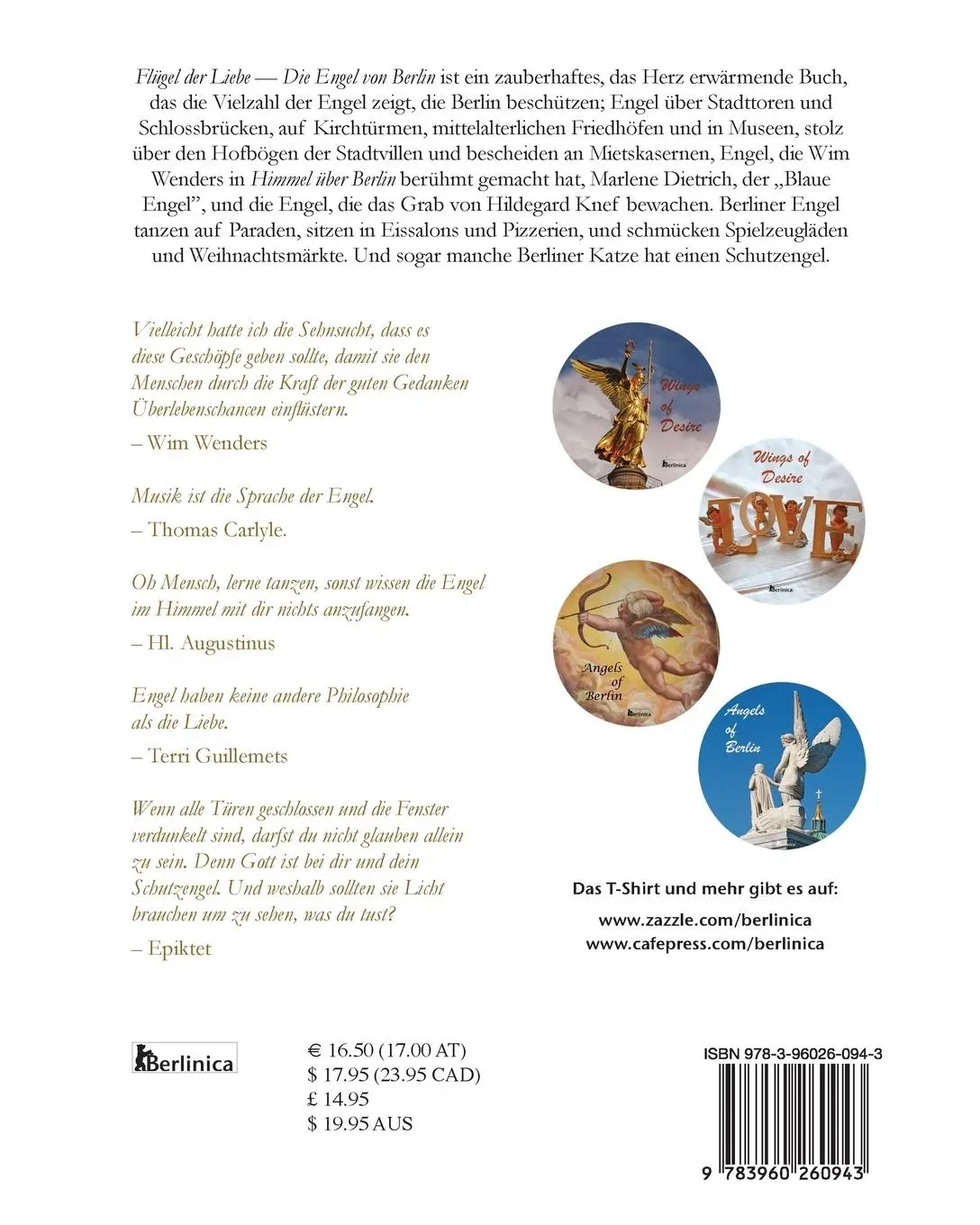 Rückseite: 9783960260943 | Flügel der Liebe | Die Engel von Berlin | Lothar Heinke | Taschenbuch