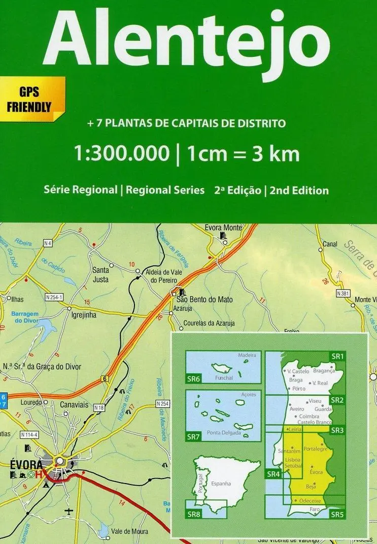 Bild: 9789895560943 | Alentejo 1 : 300 000 | (Land-)Karte | Englisch | 2010 | TURINTA LDA