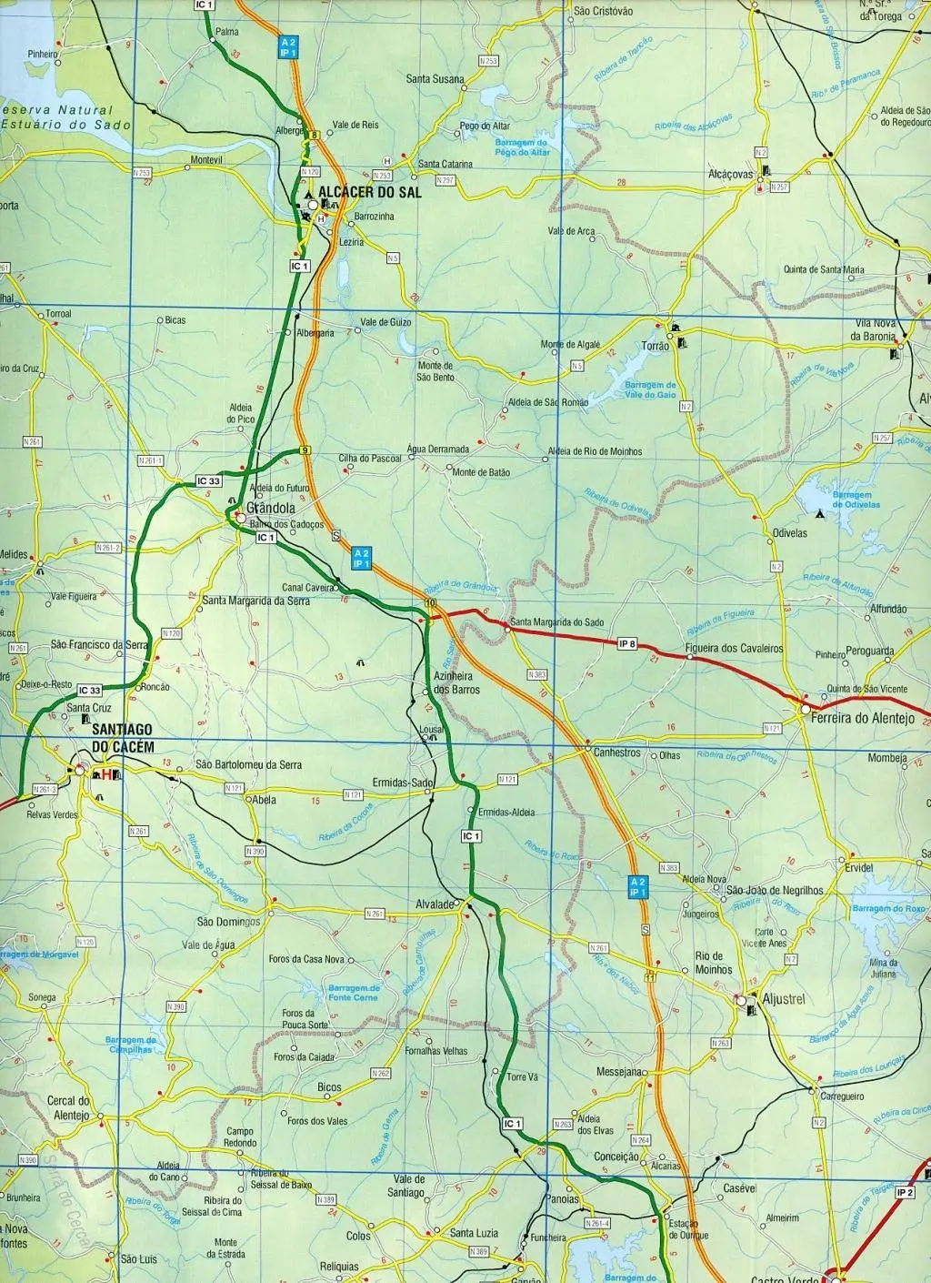 Bild: 9789895560943 | Alentejo 1 : 300 000 | (Land-)Karte | Englisch | 2010 | TURINTA LDA