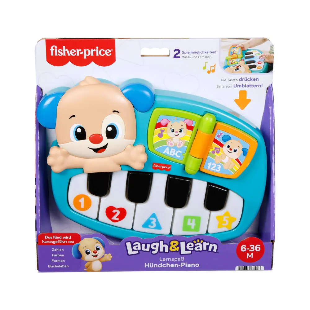 Cover: 194735381043 | Fisher-Price Lernspaß Hündchen-Piano | Offene Verpackung | JMM48