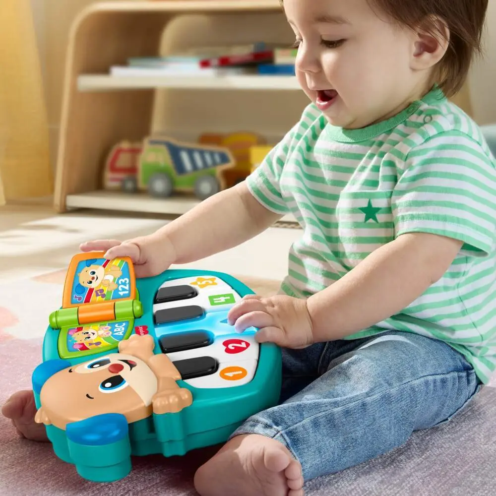 Bild: 194735381043 | Fisher-Price Lernspaß Hündchen-Piano | Offene Verpackung | JMM48