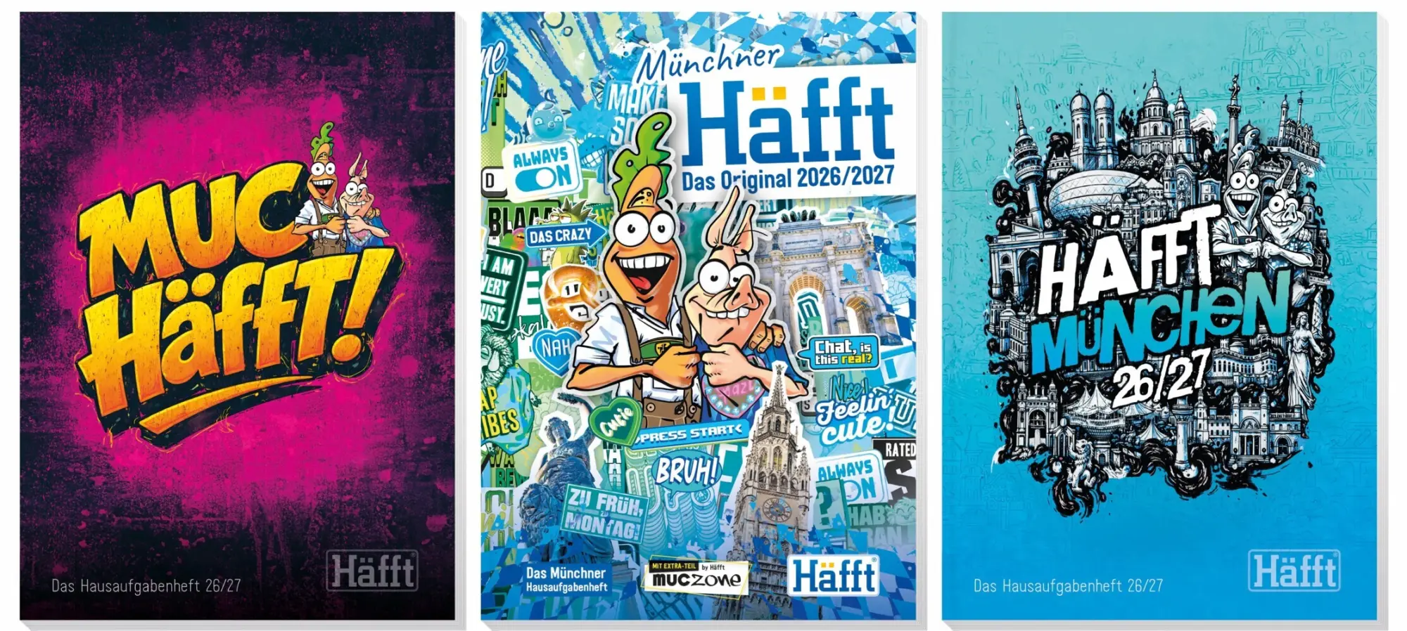 Cover: 4029357111043 | Häfft Original 26/27 - Das Münchner Hausaufgabenheft! Sort.(3) | 2026
