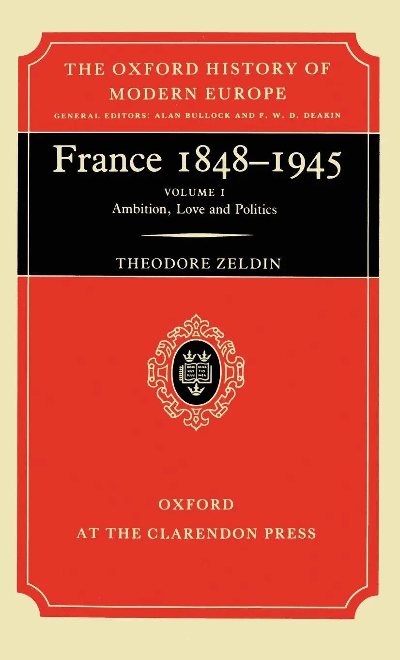 Cover: 9780198221043 | FRANCE VOL 1 OHME C | Zeldin | Buch | Englisch | ACADEMIC
