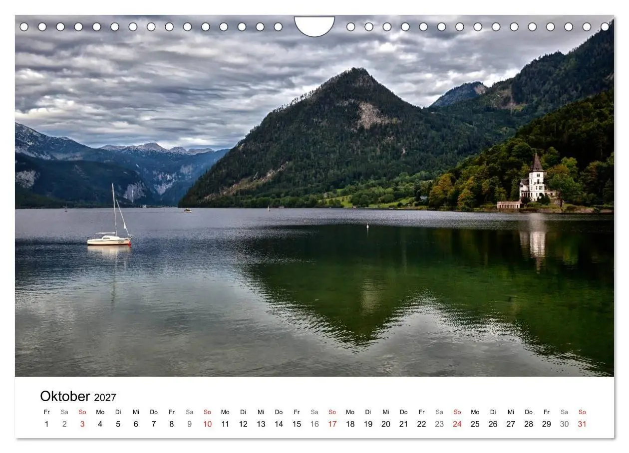 Bild: 9783569891043 | Salzkammergut - Die schönsten Seen Oberösterreichs (Wandkalender...