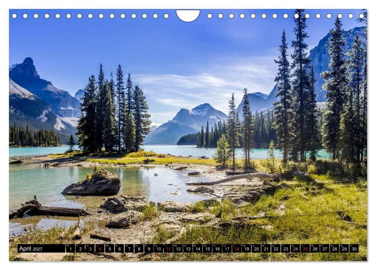 Bild: 9783594231043 | West-Kanada (Wandkalender 2027 DIN A4 quer), CALVENDO Monatskalender
