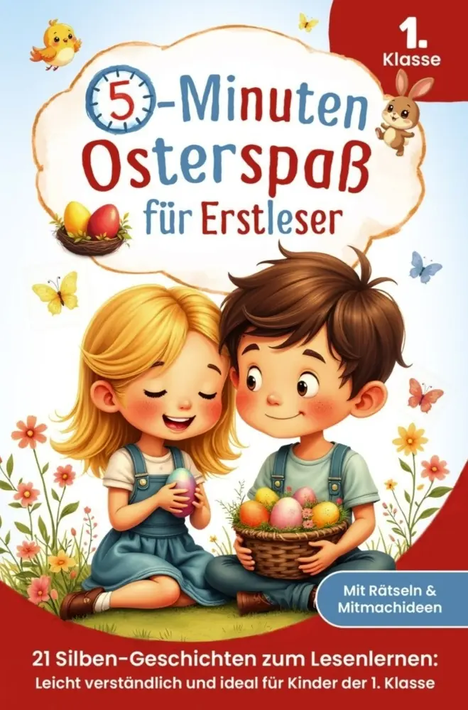Cover: 9789925831043 | Der 5-Minuten-Osterspaß für Erstleser: 21 Silben-Geschichten zum...