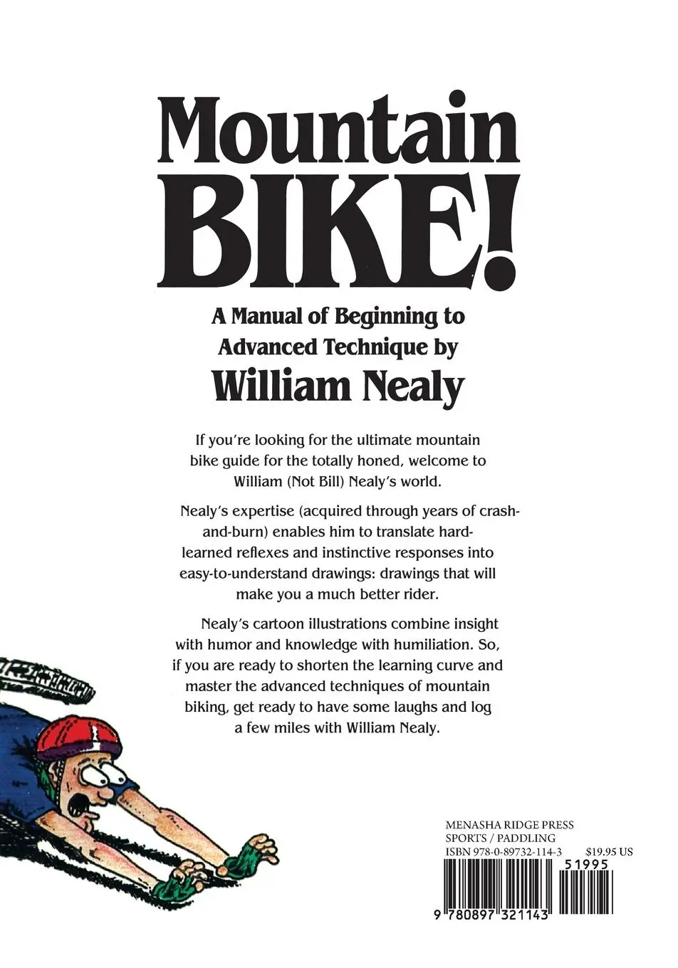 Rückseite: 9780897321143 | Mountain Bike! | A Manual of Beginning to Advanced Technique | Nealy