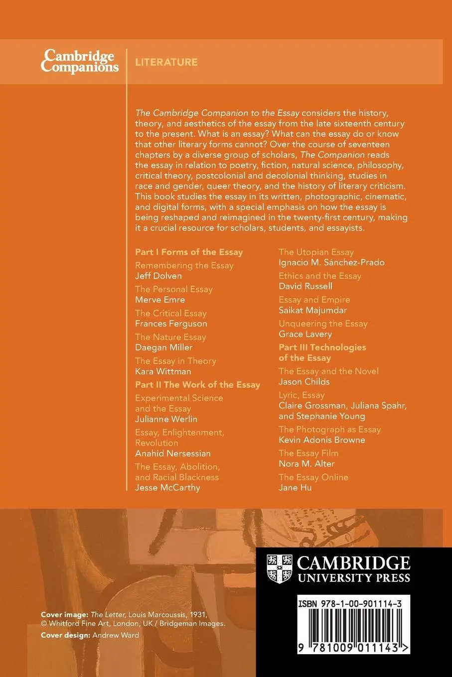 Rückseite: 9781009011143 | The Cambridge Companion to The Essay | Kara Wittman (u. a.) | Buch