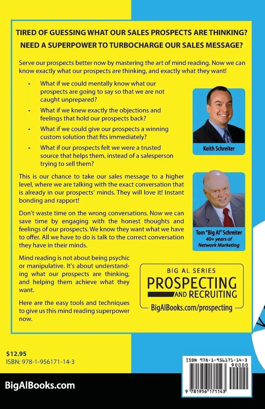 Rückseite: 9781956171143 | Mind Reading for Network Marketing | Keith Schreiter (u. a.) | Buch