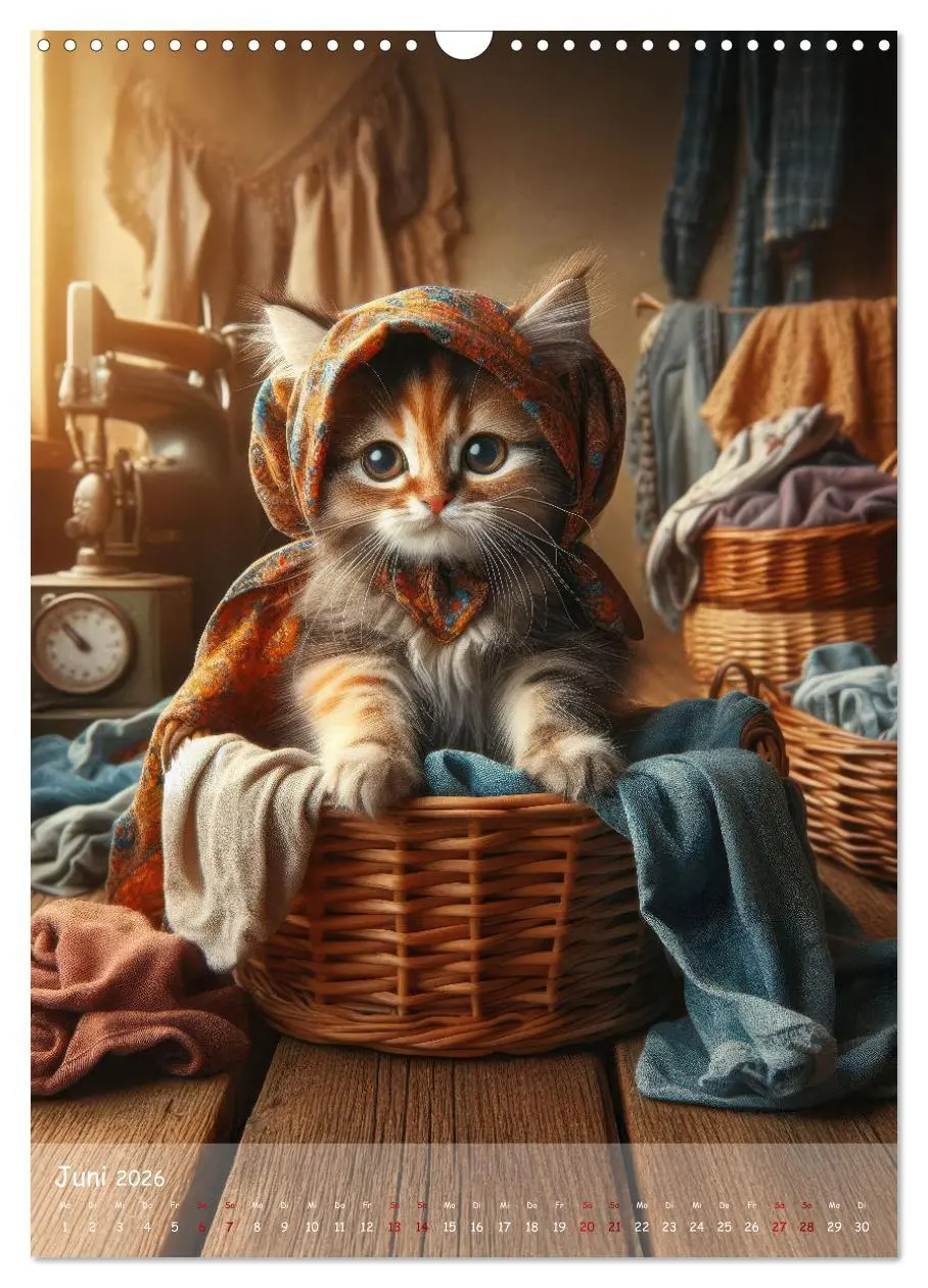 Bild: 9783516241143 | Katzen im Boho-Look - Ein Jahr voller Vielfalt und Charme mit...