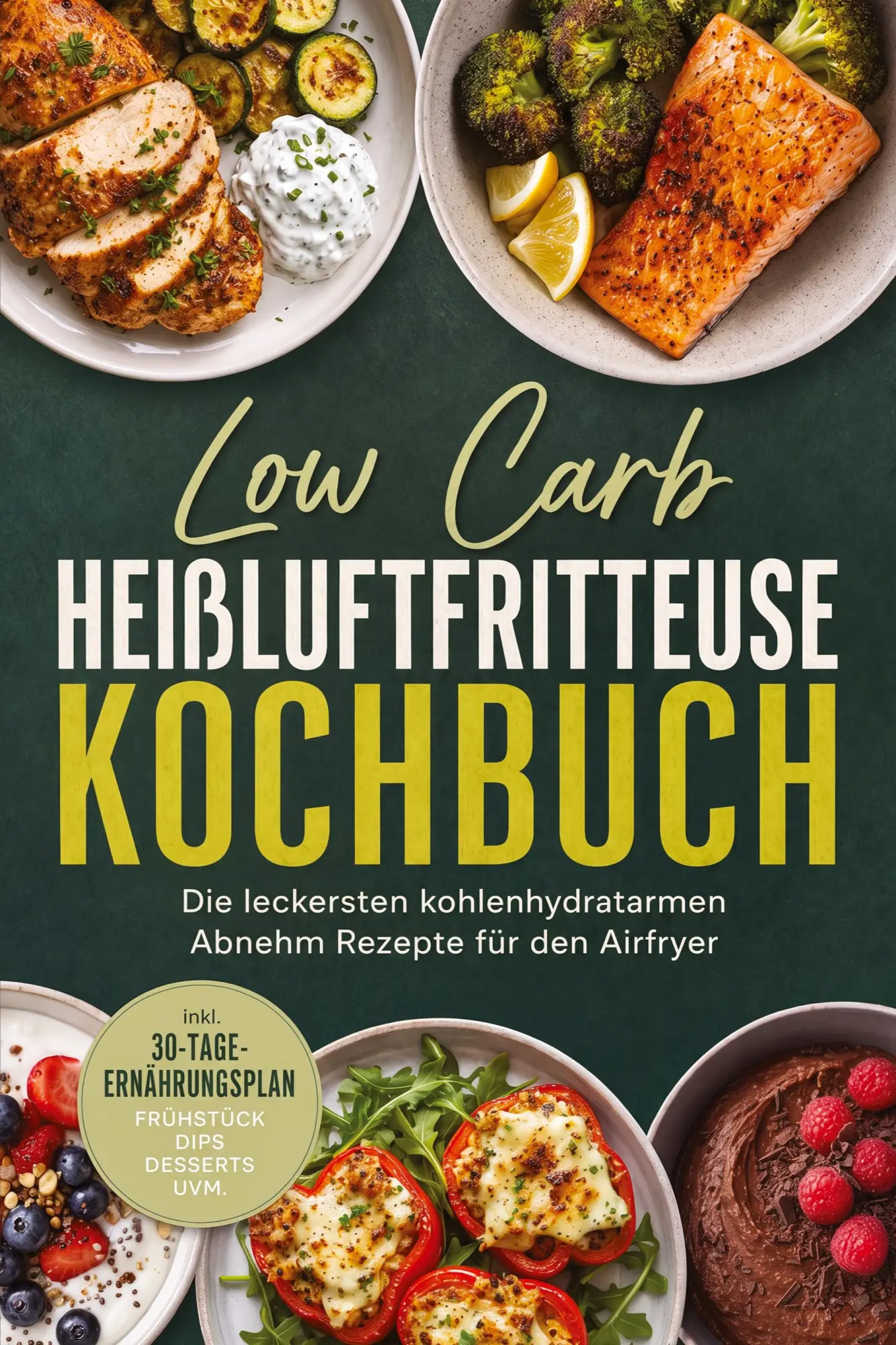 Cover: 9783694381143 | Low Carb Heißluftfritteuse Kochbuch: Die leckersten...