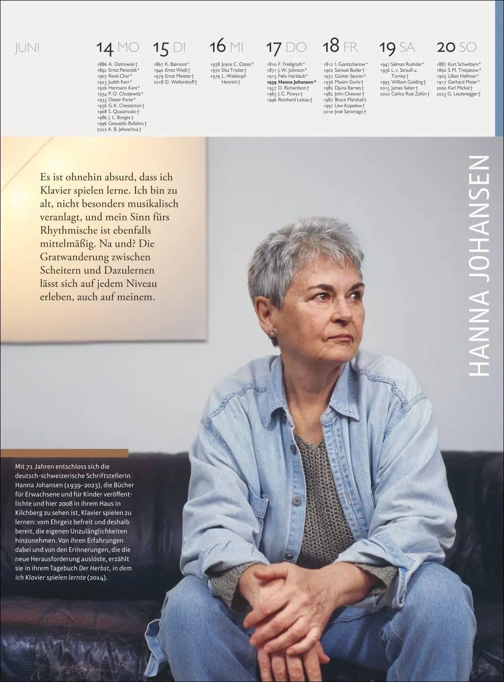 Bild: 9783840041143 | Der Literatur Kalender Wochenkalender 2027 | Claudia Jürgens | 60 S.