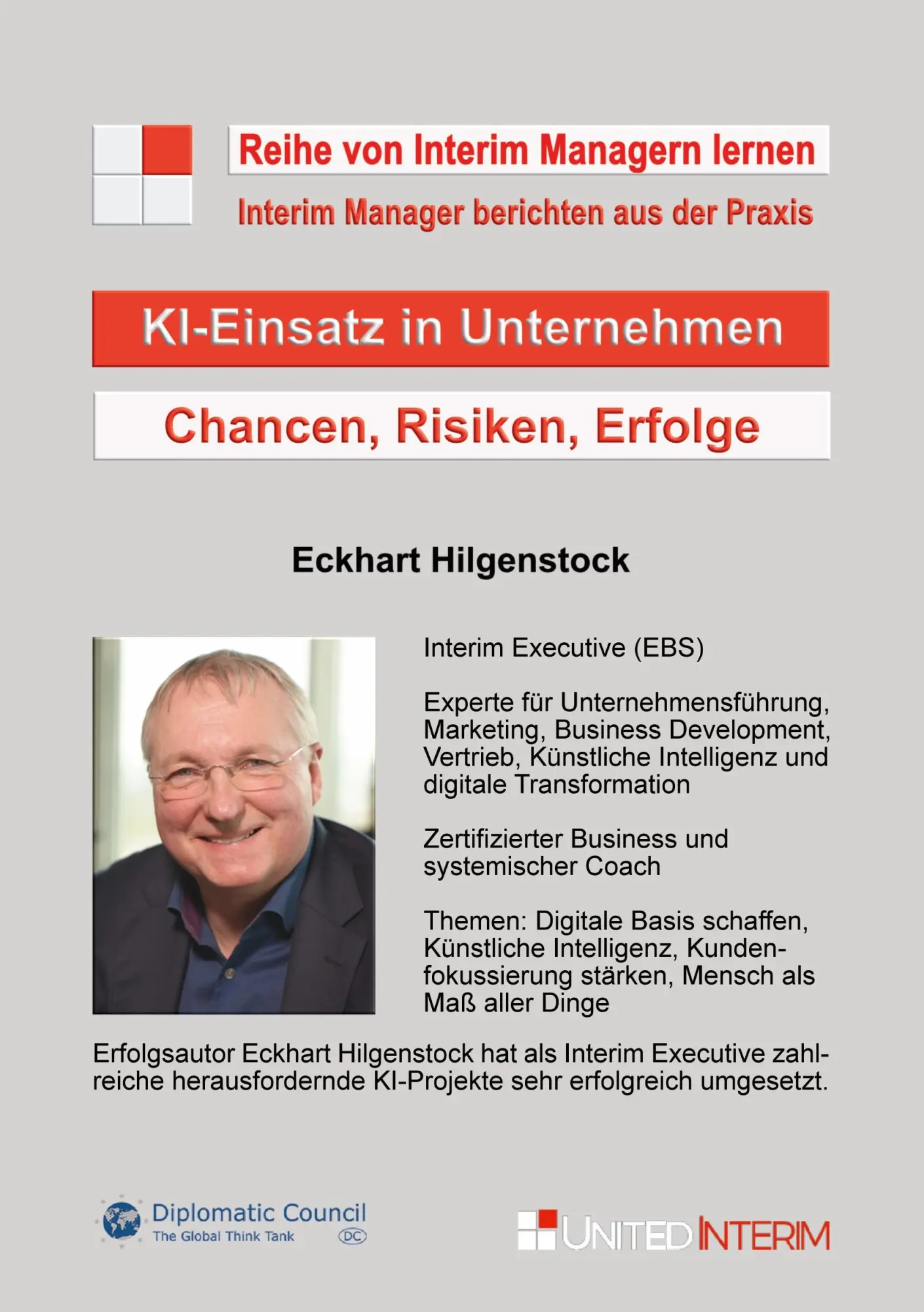 Cover: 9783986741143 | KI-Einsatz in Unternehmen | Chancen, Risiken, Erfolge | Hilgenstock
