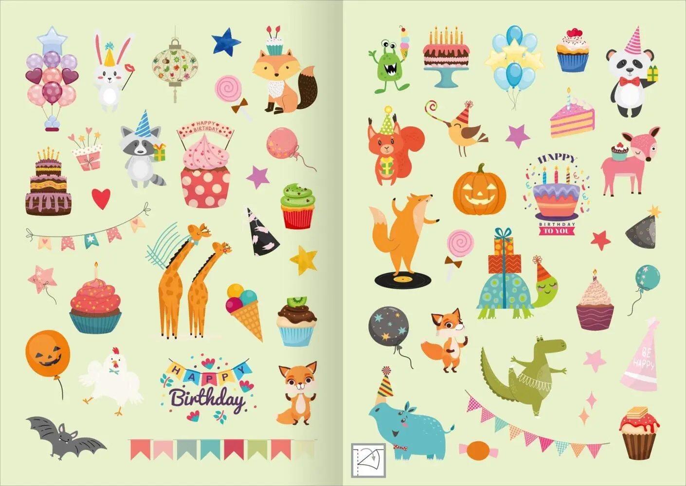 Bild: 4014489131243 | Partysticker | Über 200 Sticker | Broschüre | 16 S. | Deutsch | 2023