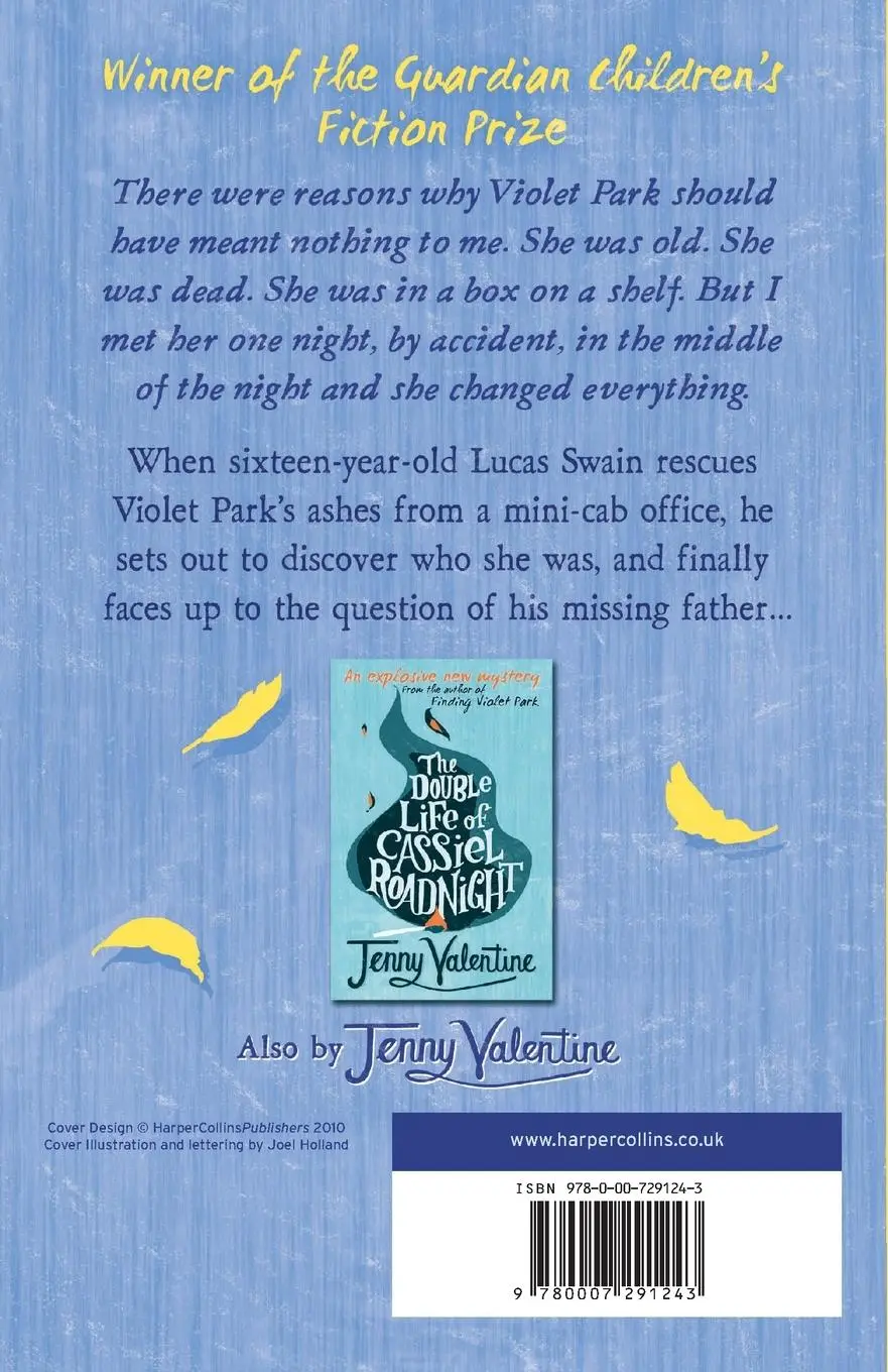 Rückseite: 9780007291243 | Finding Violet Park | Jenny Valentine | Taschenbuch | 208 S. | 2008