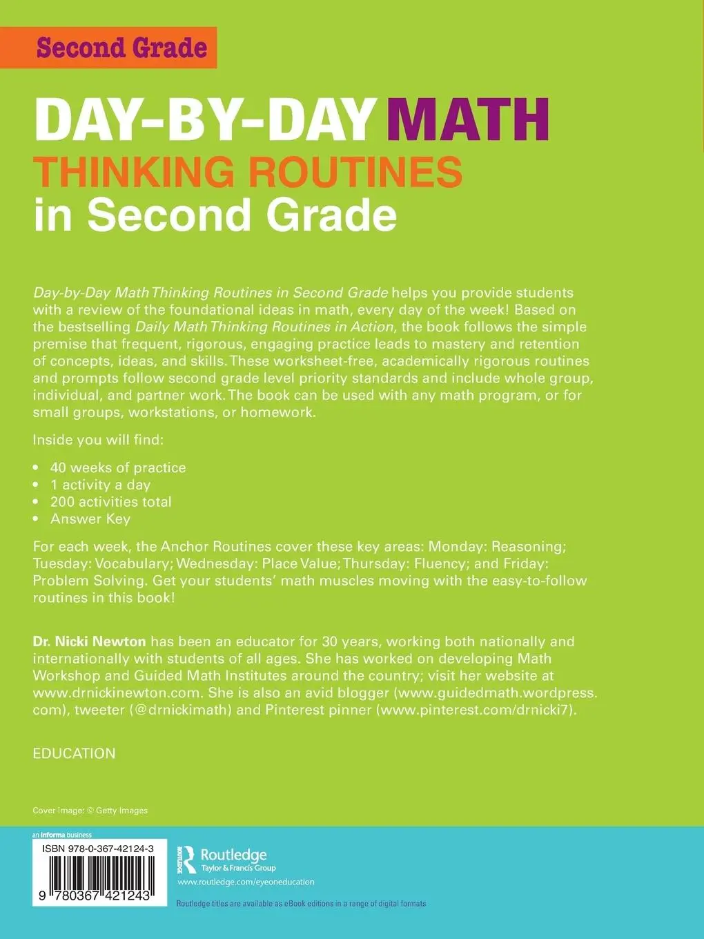 Rückseite: 9780367421243 | Day-by-Day Math Thinking Routines in Second Grade | Nicki Newton