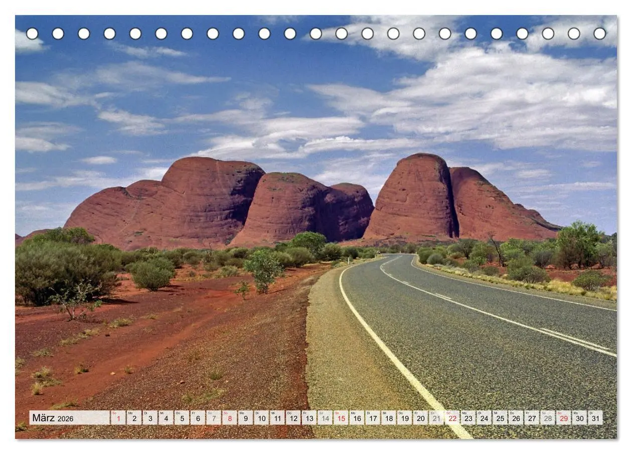 Bild: 9783516161243 | Australien - Faszination Outback (Tischkalender 2026 DIN A5 quer),...