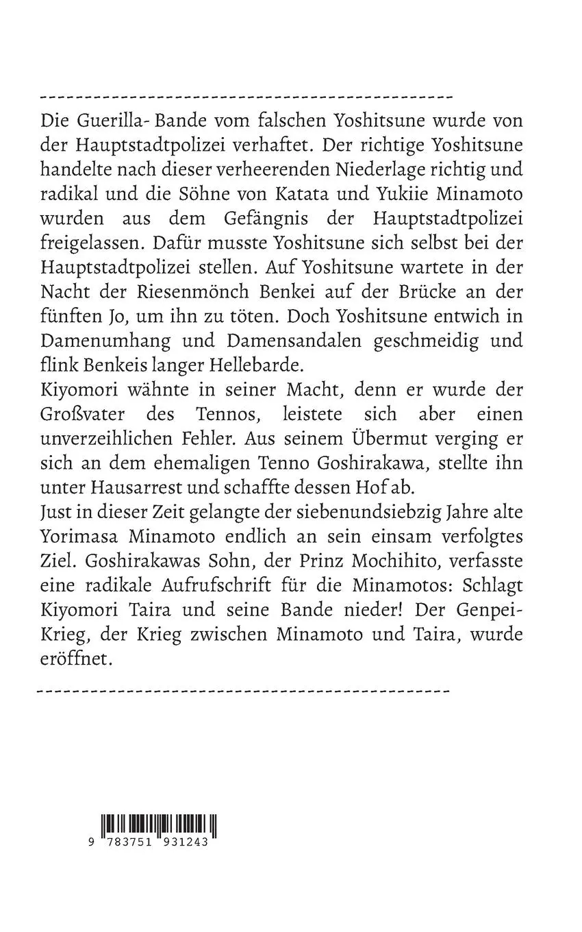 Rückseite: 9783751931243 | Die Geschichte von Taira (7) | Neue Interpretation | Eiji Yoshikawa
