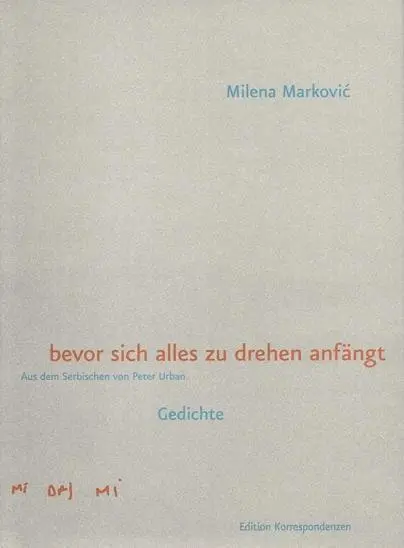 bevor sich alles zu drehen anfängt