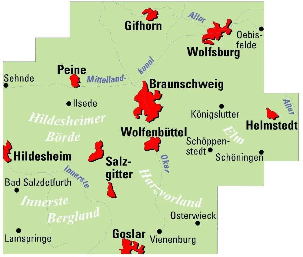 Bild: 9783969901243 | ADFC-Regionalkarte Braunschweig und Umgebung, 1:75.000, mit...