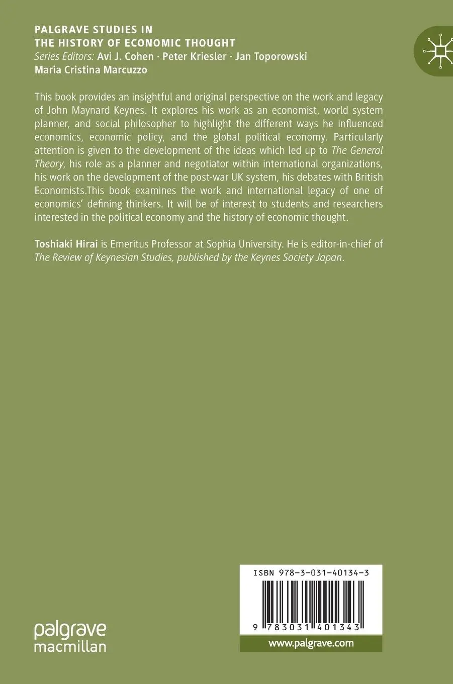 Rückseite: 9783031401343 | Keynes as an Economist, World System Planner and Social Philosopher