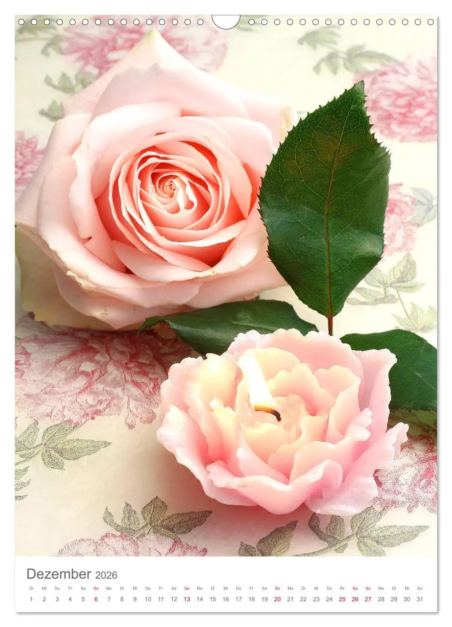 Bild: 9783516391343 | Glücklich mit Rosen (Wandkalender 2026 DIN A3 hoch), CALVENDO...