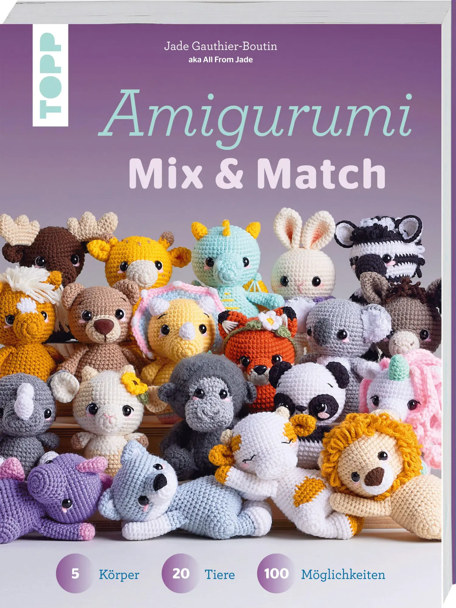 Cover: 9783735871343 | Amigurumi Mix und Match | 5 Körper, 20 Tiere, 100 Möglichkeiten | Buch